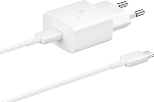 Samsung Ep-T1510Xwegeu Samsung Fast Charger Pd Power Adapter Incl. Usb-C Cable 15W White - 123TelecomShop