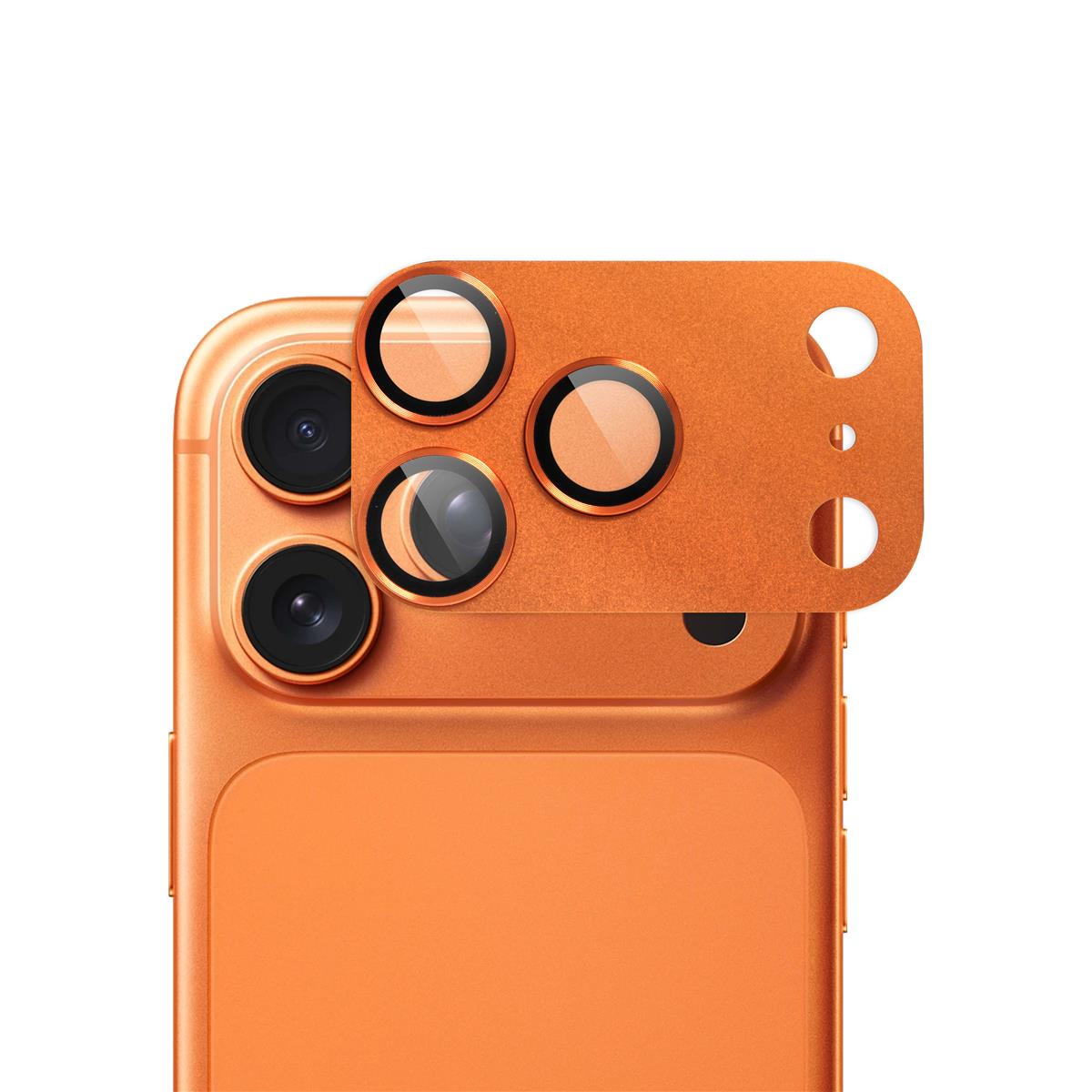 ScreenArmor iPhone 17 Pro Camera Lens Protector Tempered Glass Oranje - 123TelecomShop