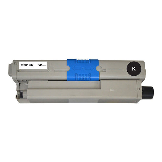 SecondLife - OKI toner O301K / 44973536 Black - 123TelecomShop