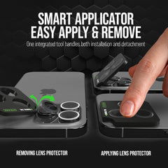 Striker Single Lens Glass Camera Protector - Transparent - Apple Iphone 15 Pro/15 Pro Max - 123TelecomShop