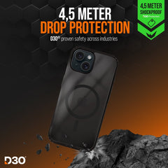 Striker X - Core - D3O Xtreme Impact Mag Case - Black - Apple Iphone 13/14/15 - 123TelecomShop