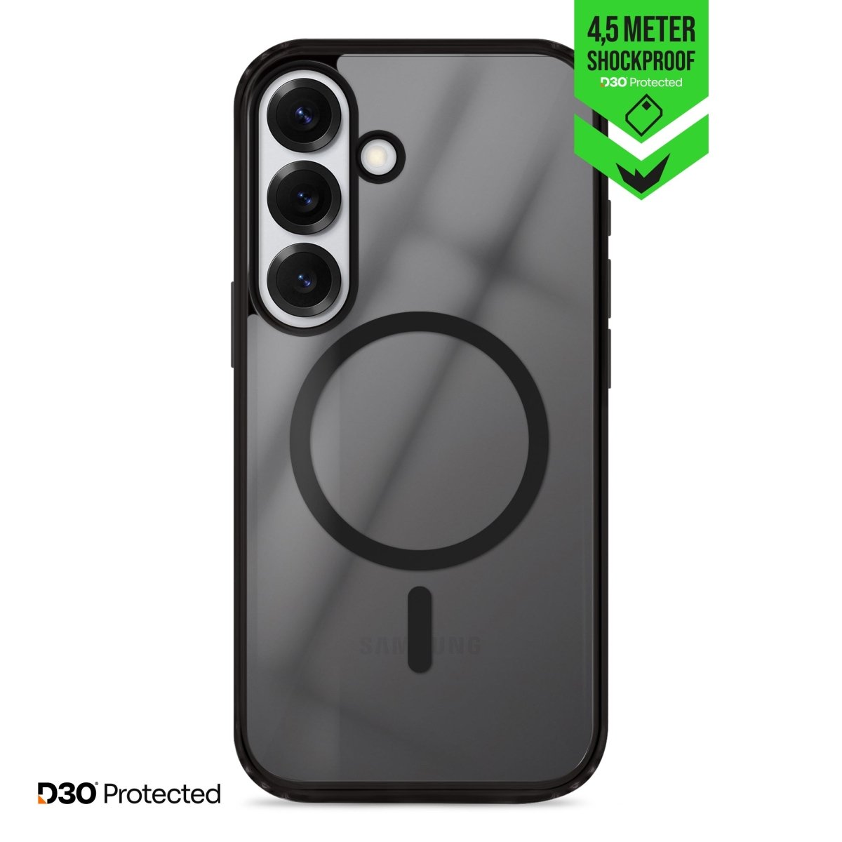 Striker X - Core - D3O Xtreme Impact Mag Case - Black - Samsung S25 5G - 123TelecomShop