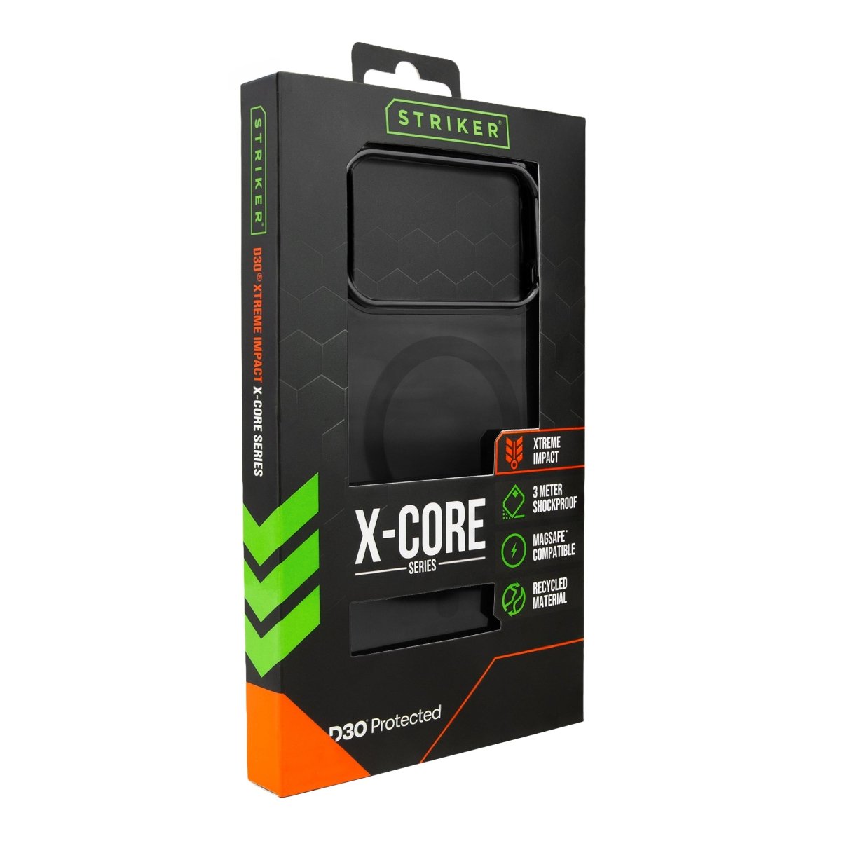 Striker X - Core - D3O Xtreme Impact Mag Case - Black - Samsung S25 Ultra 5G - 123TelecomShop