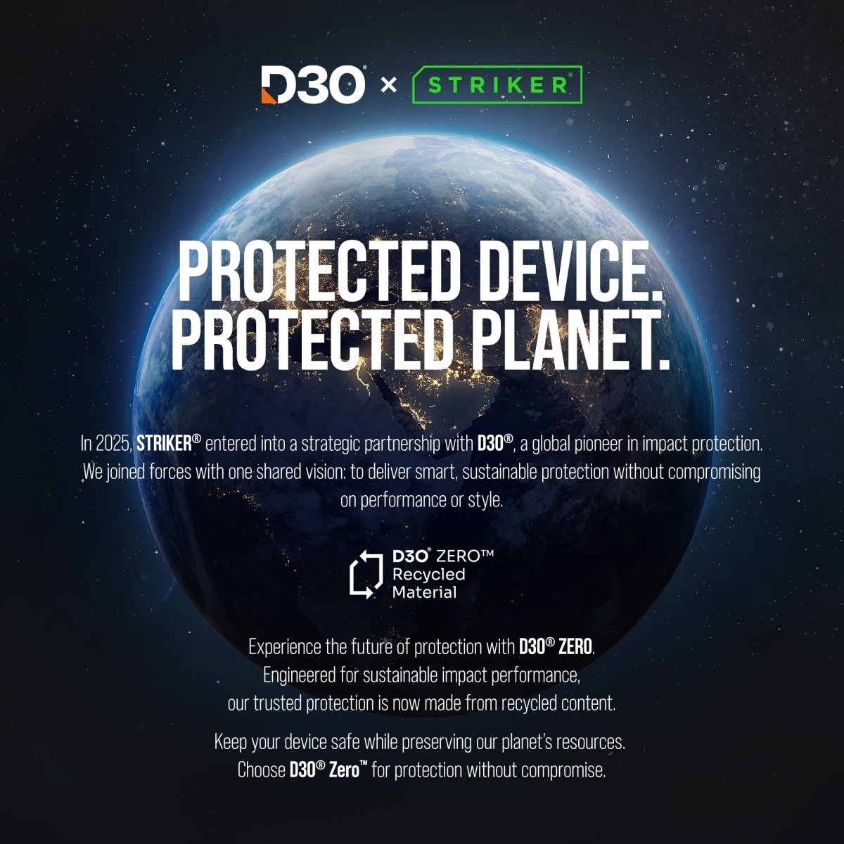 Striker X - Core - D3O Xtreme Impact Mag Case - Clear - Samsung S25 Ultra 5G - 123TelecomShop