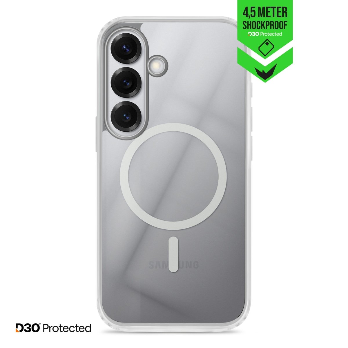 Striker X - Core - D3O Xtreme Impact Mag Case - Clear - Samsung S26 5G - 123TelecomShop