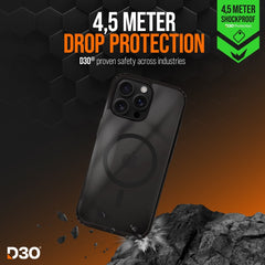 Striker X - Core - D3O Xtreme Impact Mag Case Pro - Black - Apple Iphone 16 Pro Max - 123TelecomShop