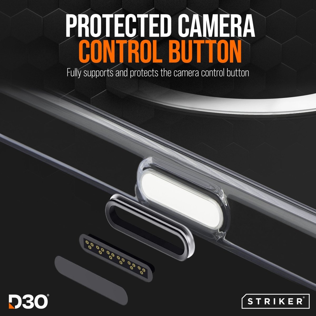 Striker X - Core - D3O Xtreme Impact Mag Case Pro - Clear - Apple Iphone 17 Pro - 123TelecomShop