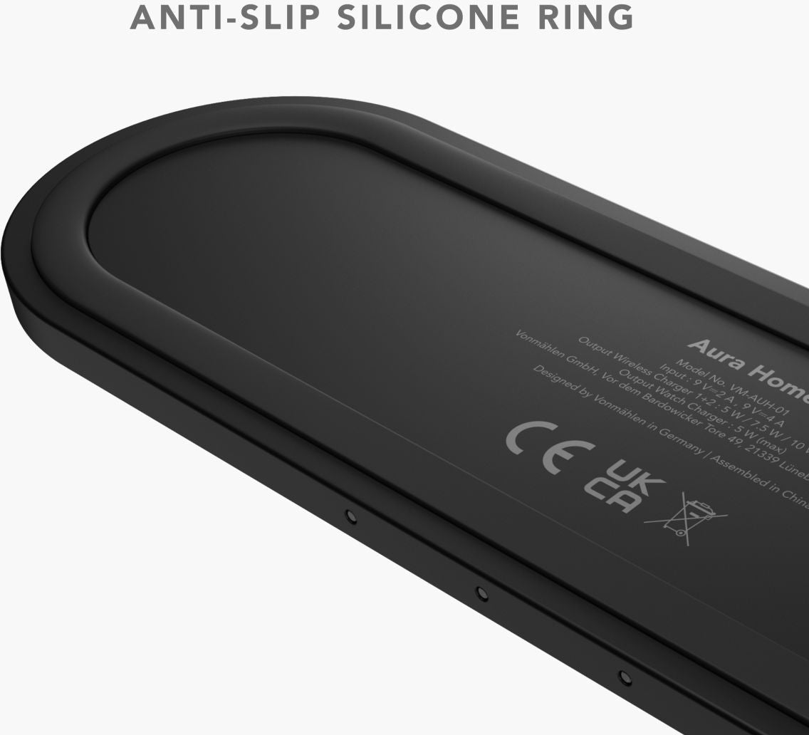 Vonmählen Aura Home 3In1 Wireless Charging Station Black - 123TelecomShop