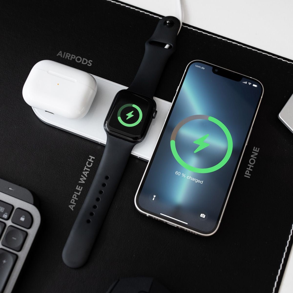 Vonmählen Aura Home 3In1 Wireless Charging Station White - 123TelecomShop