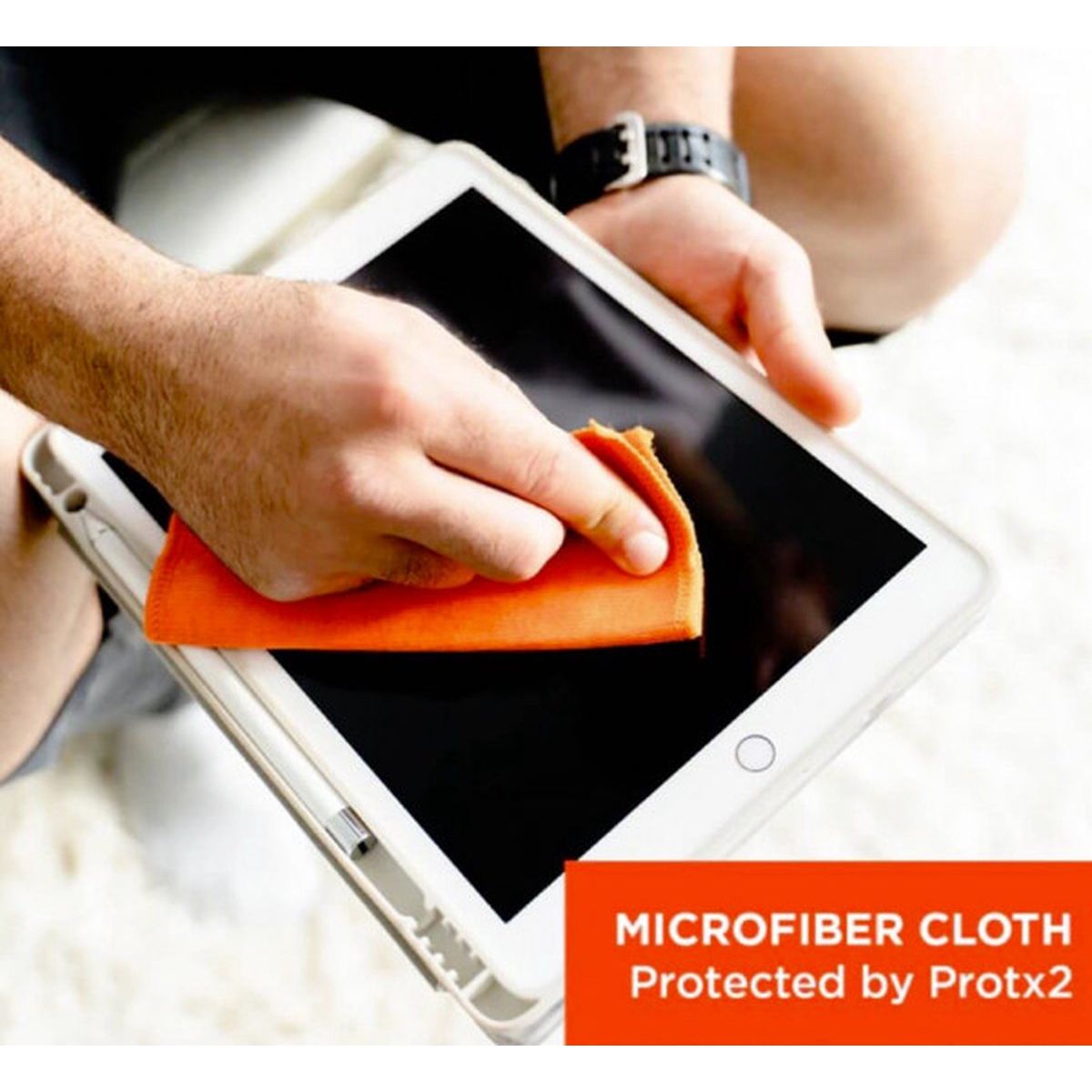 Whoosh! Go XL Schermreiniger set - Schermreiniger - Met 1 antimicrobiële microvezeldoekje - Schermreiniger geschikt voor elk apparaat (scherm) - Inhoud van 100 ml - 123TelecomShop