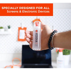 Whoosh! Go XL Schermreiniger set - Schermreiniger - Met 1 antimicrobiële microvezeldoekje - Schermreiniger geschikt voor elk apparaat (scherm) - Inhoud van 100 ml - 123TelecomShop