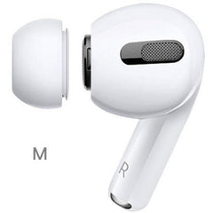 Xccess Silicon Replacement Ear Tips For Airpod Pro 1/2 Size M (1 Pair) White - 123TelecomShop