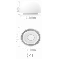 Xccess Silicon Replacement Ear Tips For Airpod Pro 1/2 Size M (1 Pair) White - 123TelecomShop