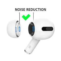 Xccess Silicon Replacement Ear Tips For Airpod Pro 1/2 Size S/M/L (3 Pair) White - 123TelecomShop
