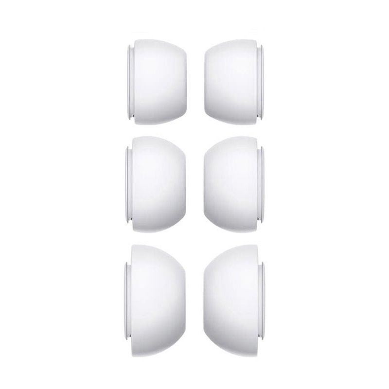 Xccess Silicon Replacement Ear Tips For Airpod Pro 1/2 Size S/M/L (3 Pair) White - 123TelecomShop