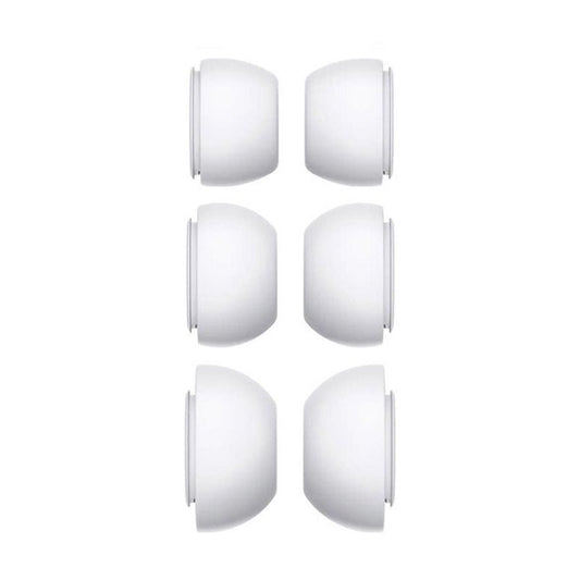 Xccess Silicon Replacement Ear Tips For Airpod Pro 1/2 Size S/M/L (3 Pair) White - 123TelecomShop