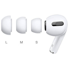 Xccess Silicon Replacement Ear Tips For Airpod Pro 1/2 Size S/M/L (3 Pair) White - 123TelecomShop