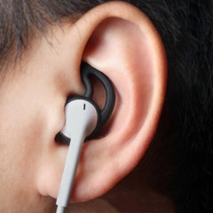 Xccess Silicone Earbuds With Ear Hook For Apple Earpod/Airpod Black - 123TelecomShop