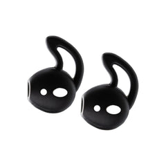Xccess Silicone Earbuds With Ear Hook For Apple Earpod/Airpod Black - 123TelecomShop