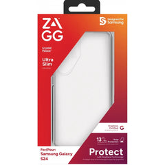 ZAGG Crystal Palace Samsung Galaxy S24 Hoesje 4M DropProof - Transparant - 123TelecomShop