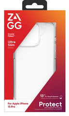 ZAGG Crystal Palace Snap Backcover MagSafe voor de Apple iPhone 15 Pro - Clear