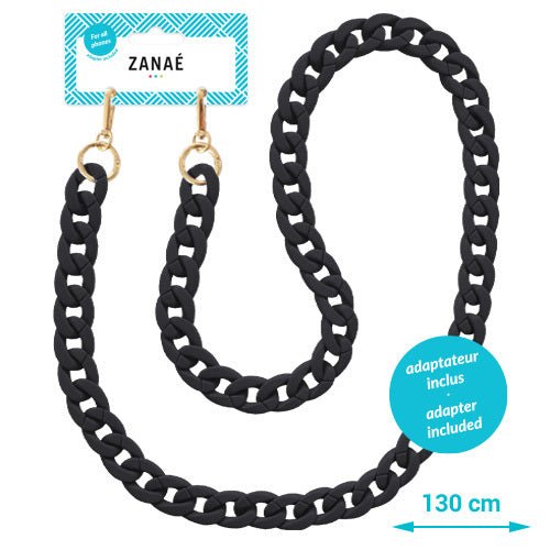 Zanaé Mate Telefoon Draagkoord Ketting - Carbon - 123TelecomShop