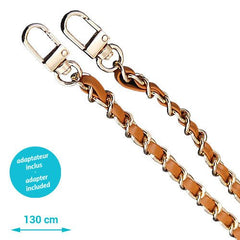 Zanaé Mate Telefoon Draagkoord Ketting - PU Leder Bruin - 123TelecomShop