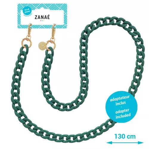 Zanaé Mate Telefoon Draagkoord Ketting - Stone Groen - 123TelecomShop