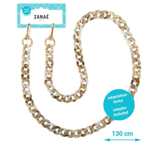 Zanaé Mate Telefoon Draagkoord Ketting - Turtle Sand - 123TelecomShop