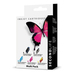 SecondLife - Multipack Canon 520 Black &amp; 521 Series