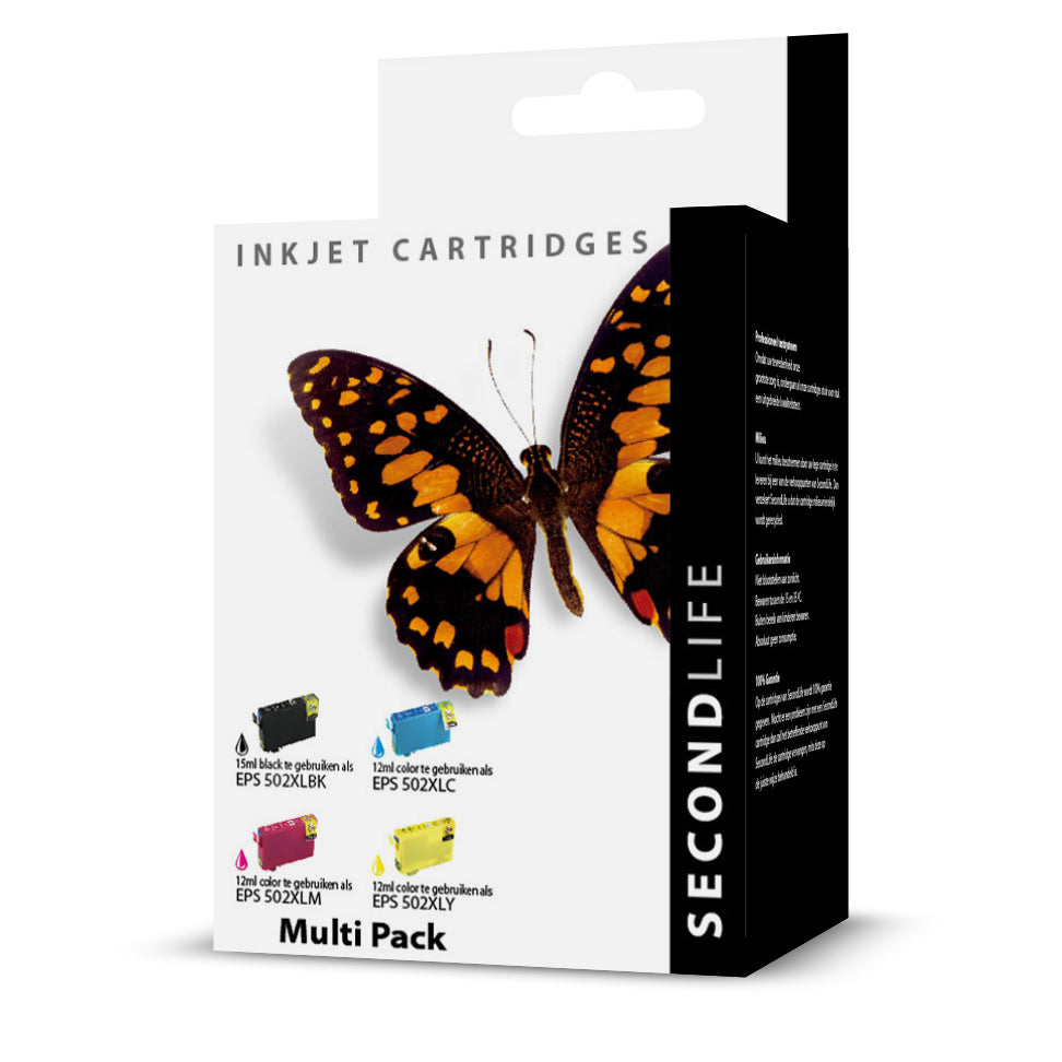 SecondLife - Multipack Epson 502 XL BK CM &amp; Y